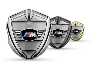 BMW Emblema Fender Badge Aspetto Corse Splendente